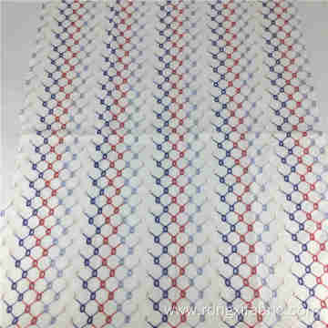 Factory direct Flower multi color embroidery fabric cotton